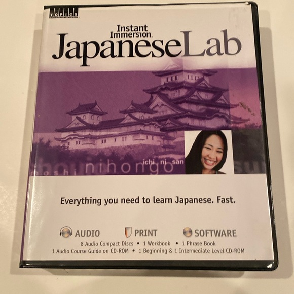 “Instant Immersion Japanese Lab” Language Course - Picture 1 of 7